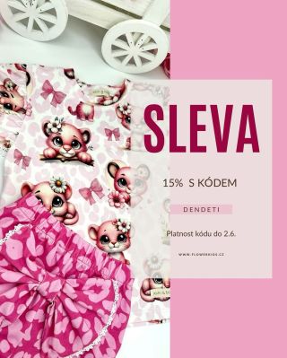 🎉 Den dětí slavíme se slevou! 🎉 Protože naše malé lásky si zaslouží to nejkrásnější 💛 🎁 Sleva 15 % na celý nákup s kódem...