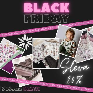 🎉 BLACK FRIDAY STARTUJE! 🎉 Od dneška můžete nakupovat vaše oblíbené kousky za ještě lepší ceny. ✨ S kódem BLACK získáte...