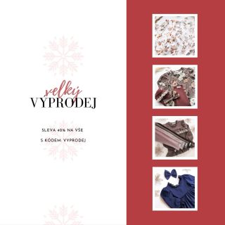 ✨ VELKÝ VÝPRODEJ ✨ Všechno zboží –40 % 🛍️ Krásné handmade kousky za nákupní ceny 🤍 Levnější už to opravdu nebude. Jakmile...